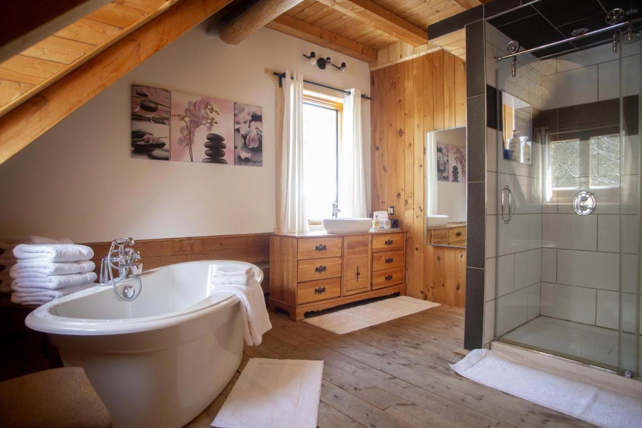 Hebergement "La Maison En Bois Rond" Sainte-Marie Esterno foto