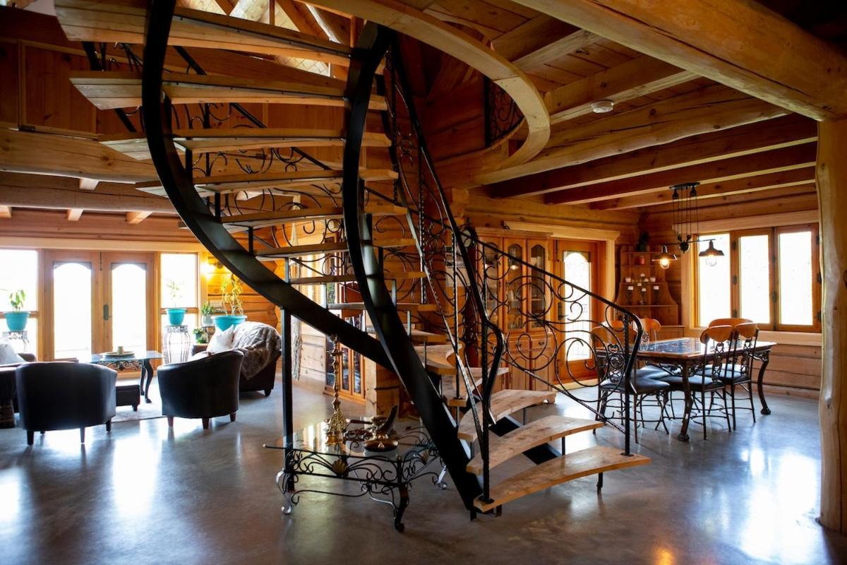 Hebergement "La Maison En Bois Rond" Sainte-Marie Camera foto