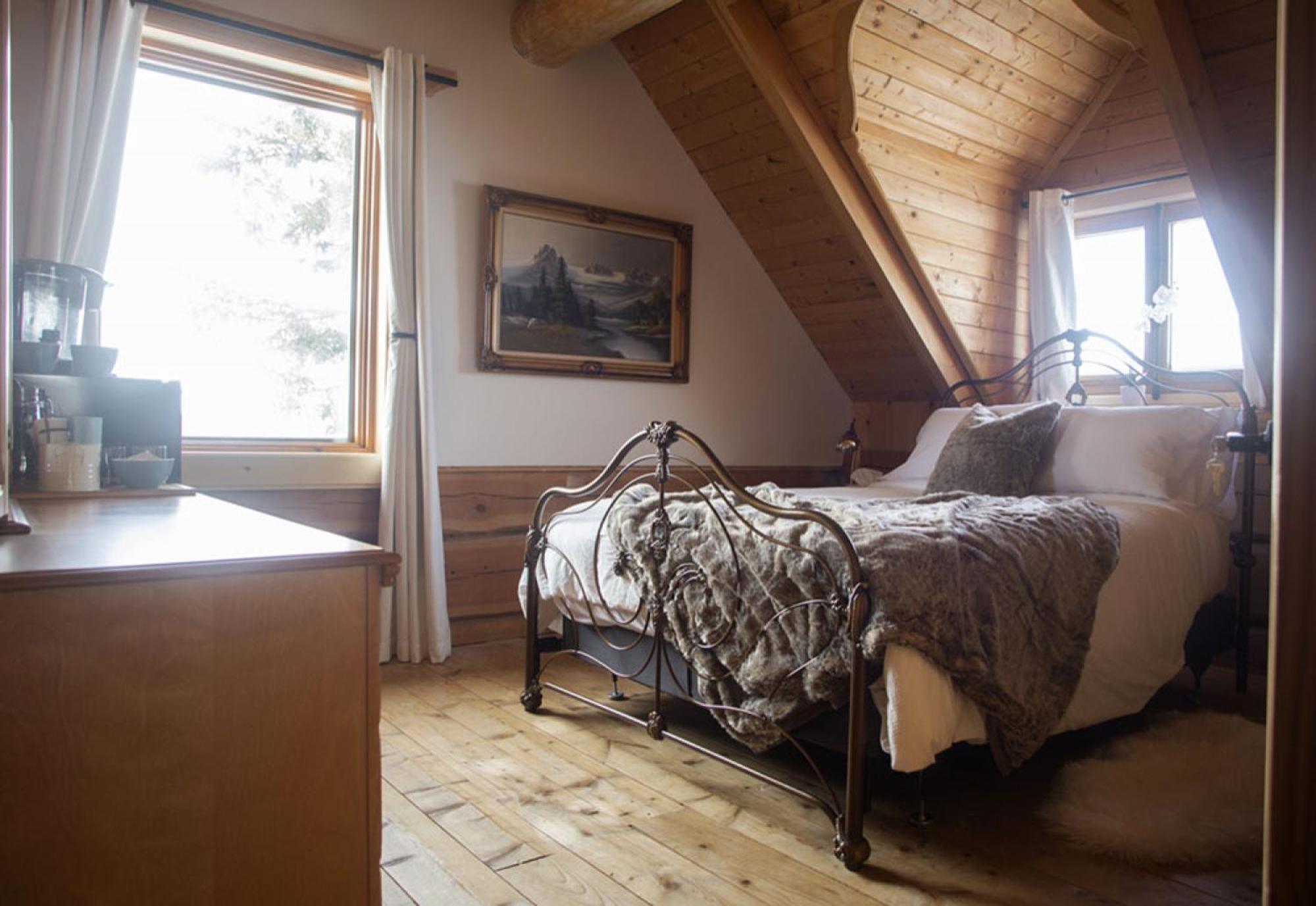 Hebergement "La Maison En Bois Rond" Sainte-Marie Camera foto